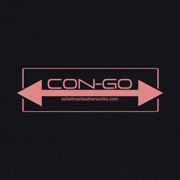 Con-Go Compact Logo in Pink by Eshelman Leatherworks